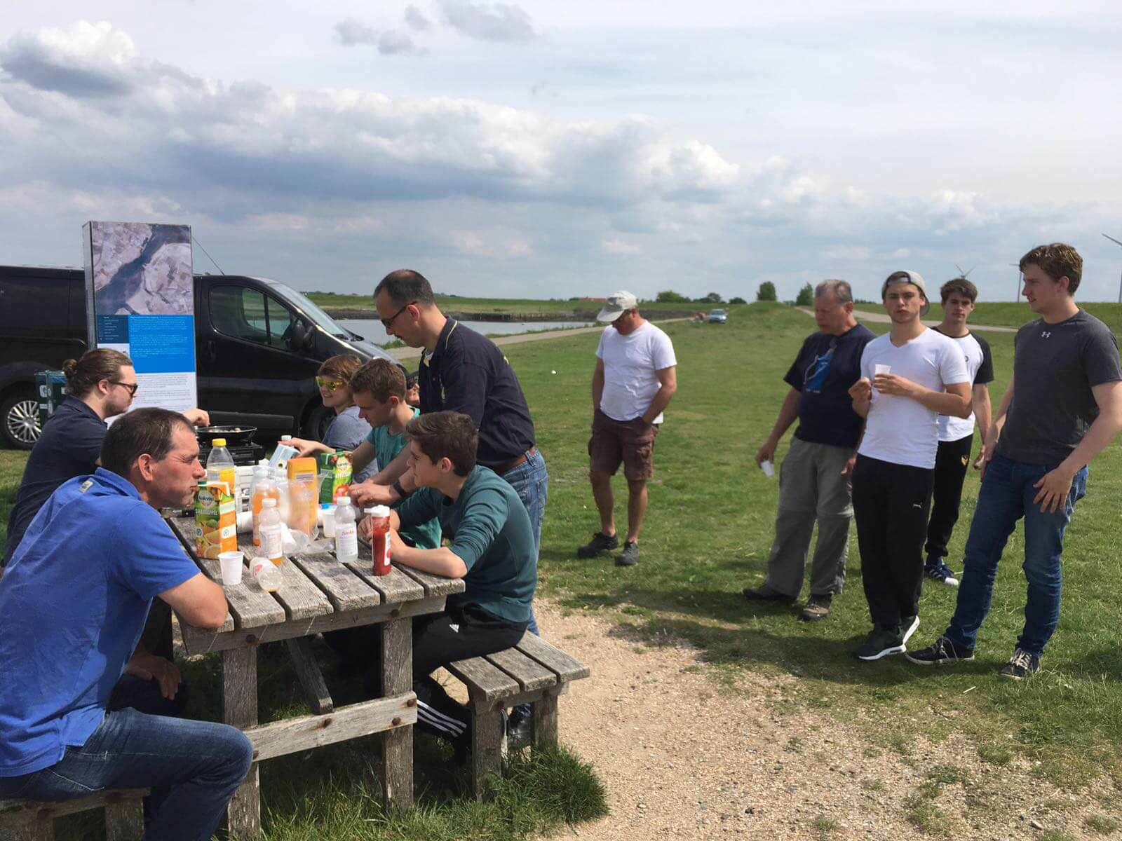 Clubduik in de oosterschelde